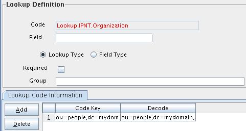 If the scheduled job is executed correctly, the lookup definition would be populated with data entries extracted from the DSEE