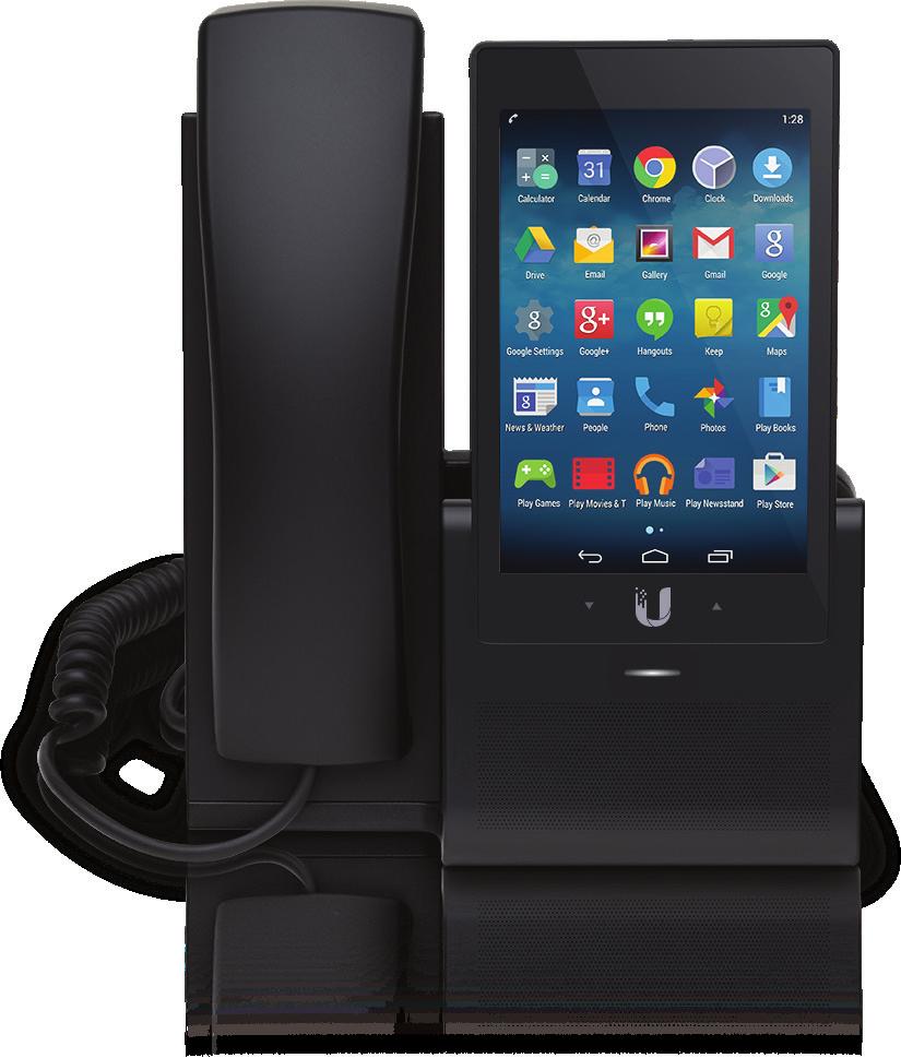 Smartphone Technology for Corporate Environments The UniFi VoIP Phone is an enterprise desktop smartphone solution with a brilliant, high-definition color display designed for modern communication,