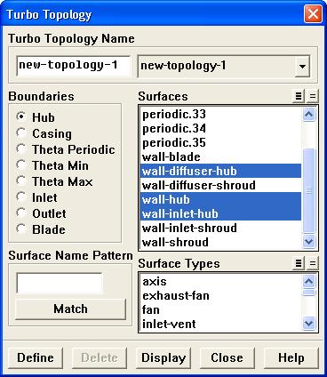 Step 3: Defining the Turbomachinery Topology You will define the topology of the flow domain in order to establish a turbomachineryspecific coordinate system.