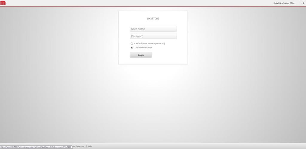 How to Log In to TescoLink Microstrategy Access TescoLink Microstrategy via the Systems tab of