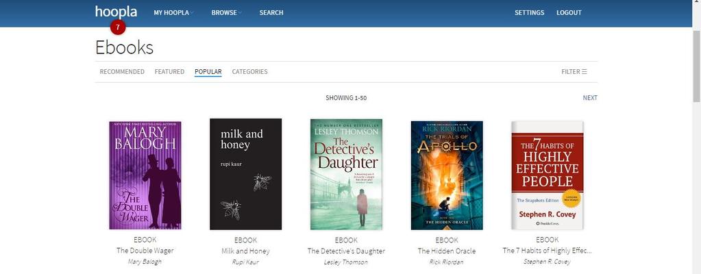 Browsing and Borrowing EBooks, continued 5.