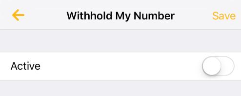 Forward Busy To amend tap 'Call forward busy' from the settings menu and select whether you'd like to  Withhold My Number