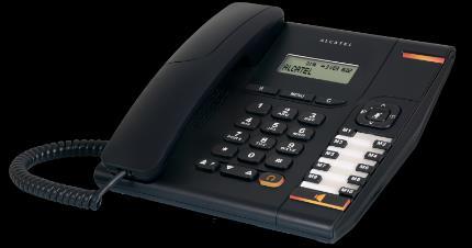 880 - Large dot matrix display of 3 alphanumeric lines + 1 line of icons, line powerded, Handsfree