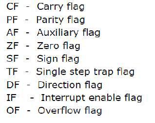 17. What are the two parts of a flag register? The two parts of the 16 bit flag register are: i.