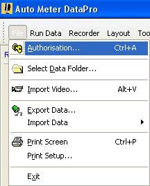 Getting Started Double-click the DataPro icon on the computer desktop to launch the DataPro application.