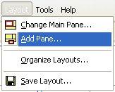 Right-click anywhere on the Pane s border to change the Pane type.