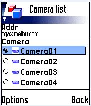 5 Camera List The MobileDvr will enter
