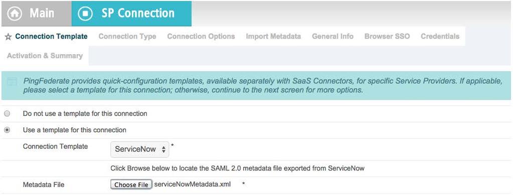 Configuring a Connection Important: This section directs you to the SaaS Connector User Guide for most of the steps to configure this Connector but contains additional steps that need to be followed