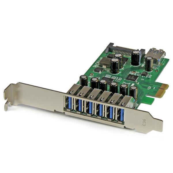 7-Port PCI Express USB 3.0 Card - Standard and Low-Profile Design Product ID: PEXUSB3S7 Handle your workload more efficiently. This USB 3.
