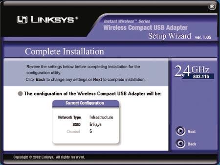 3. The Setup Wizard will ask you to choose a wireless mode.