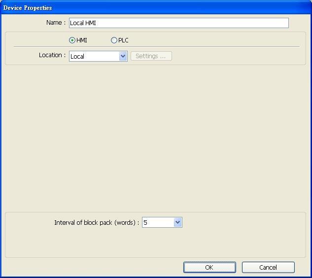 5. System Parameter Settings Launch EasyBuilder, in the main menu select (Edit)» (System Parameters) to open the (System Parameter Settings) dialog: System Parameter Settings are divided into several