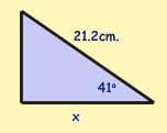 17 The Cosine Ratio Method for problems: write out the ratio putting in the values for the given sides and/or angle.
