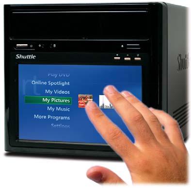 Self-reliant with a 7 touchscreen display A new touchscreen display integrated into the panel is the revolutionary option for the management of multimedia content and applications.