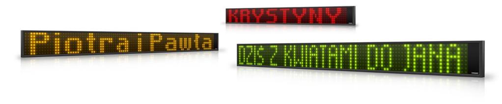 It is 11:43, air temperature 18.5 C We invite you to our rental company! Name day for each day Thanks to the technologically advanced controller, the display can show a name day in each calendar day.