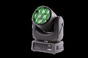 effects. Light source type: 7x 30W RGBW multichips LED life expectancy: min. 20.000 hours Zoom range: 3.