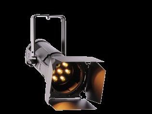 ParFect 150 FW RGBW provides fresnel wash type of light output, where the edge of the beam is smoothly diffused without any colour fringes. ParFect solution for theatrers, TV s and concert halls.