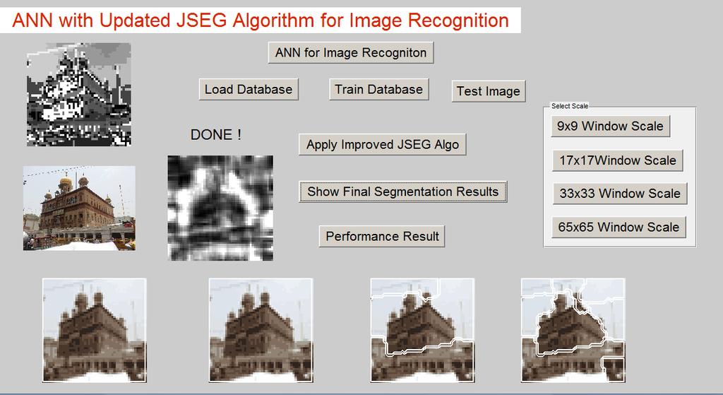 Its value varies from image to image and also has different values for JSEG and artificial neural
