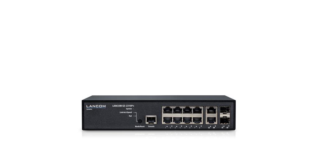 Switches Managed 10-port Gigabit Ethernet switch with Power over Ethernet for reliable networks The is a reliable component for smaller modern network infrastructures at small or home offices.
