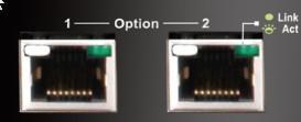 DWC-1000-VPN-LIC License Pack upgrade see page 19). Each port has an Activity LED (left) and Link LED (right) see Table 2-1.