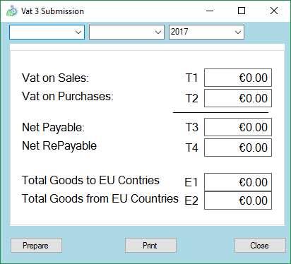VAT 3 Report The VAT Report can be completed on a bi-monthly basis and should be paid by the 19 th of the following period.