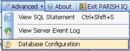 ADVANCED QUERY AND SERVER MANAGEMENT View Server Settings 29 You can view and update your server settings from Parish IQ s Advanced >