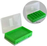 40 MJ3057 STORAGE BOX WITH HANDLE * 8.25"(L) X 8.25"(W) X 6"(H) * Weighs Only 12.