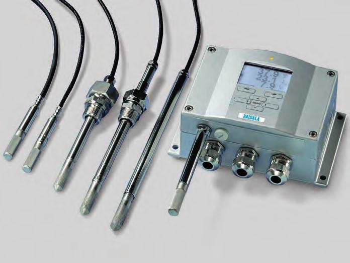 HMT330 Series Humidity and Temperature Transmitters for Demanding Humidity Measurement Features Full 0 100 %RH measurement, temperature range up to +180 C (+356 F) depending on model Pressure