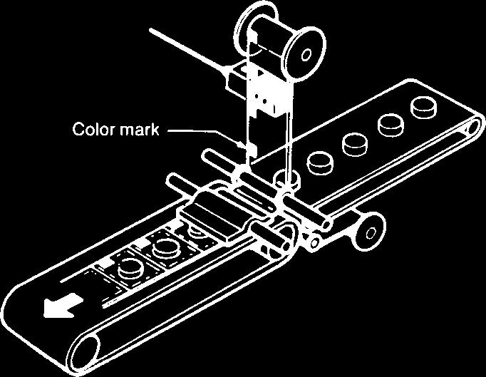 for parts and package identification Accurately detects colored marks against many different backgrounds by amount of contrast Choose PNP or