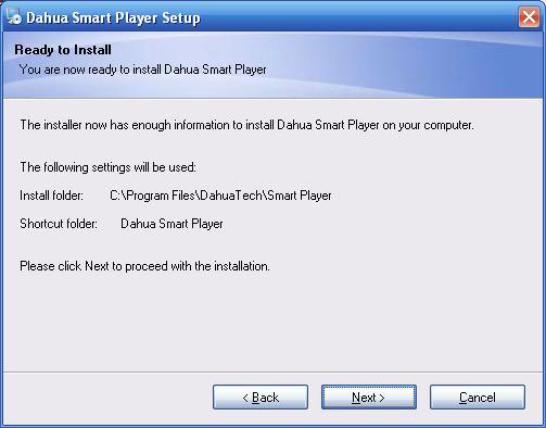 Here you can see the installation path, shortcut folder information and etc.