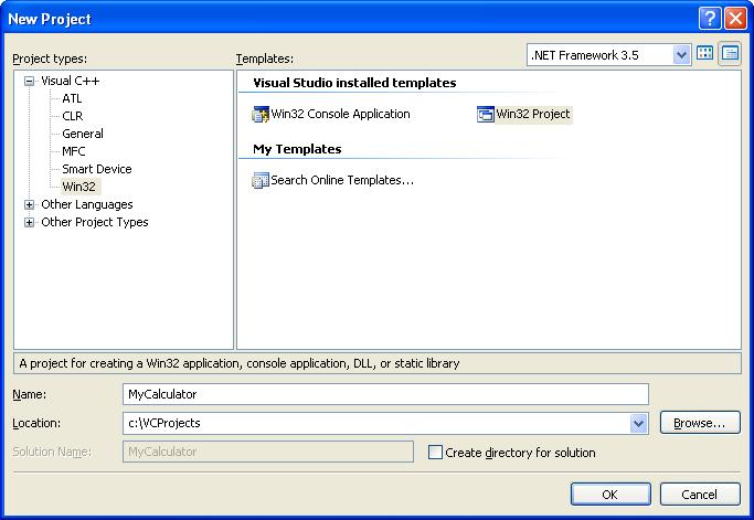 6. The SPEL+ Language Step 2: Create a native DLL (1) Start Visual Studio 2008.