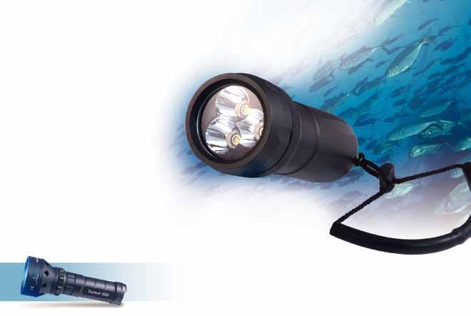 500 Lumen ultra bright rechargeable diving flashlight 3-piece Cree Xre LED High intensity incandescence Provides 500 lumen of light 10W HID rechargeable torch Digital information display system 1 and