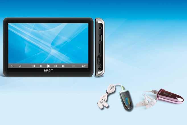 OEM clients in over 50 countries source from us Portable media player with 4.3" touch-screen TFT display* * The illustration shown here is a drawing or other representation of the product.
