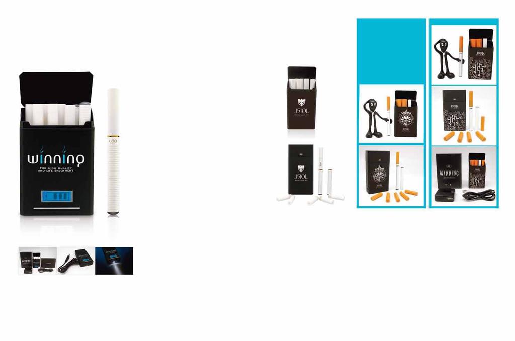 JSB-L88V E-cigarette and Smart PCC (portable charger case) Capacity: 1,250mAh LCD screen Light function Electronic cigarettes sold 10,000 50,000 100,000 Daily cartridge sales 30,000 150,000 300,000
