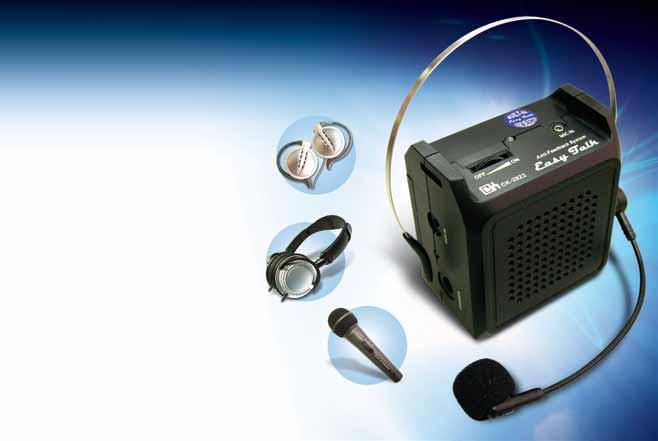 Portable voice amplifiers with anti-feedback systems Phthalate-free and RoHS Directive-compliant To keep your range up to date, we roll out 10 new items each year.