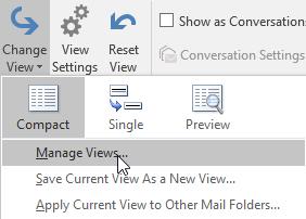 Creating a new custom email view When you re looking at email, you regularly use the standard view in your Inbox - arrange by date,