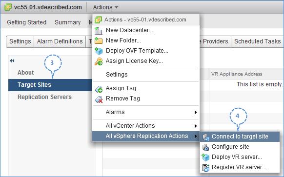 Configuring and Using vsphere Replication 5.5 4.