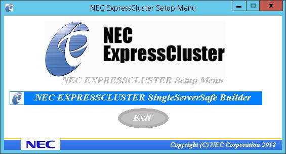 Chapter 2 Installing EXPRESSCLUSTER X SingleServerSafe 4. Select NEC EXPRESSCLUSTER SingleServerSafe Accessories. 5.