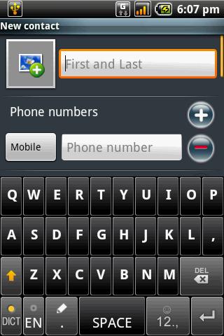 Chapter 2: The basics 2.4 Contacts Contacts lets you store names, phone numbers, email addresses and other information. Contacts are stored in the phone memory.
