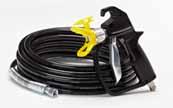 5 m) Whip Hose Whip Hoses add flexibility and reduce operator fatigue Part # HSE3163 3 ft (0.9 m) x 3/16 in (4.8 mm) (MXF) Part # HSE3165 5 ft (1.5 m) x 3/16 in (4.