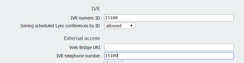 Configuration quick start - Spaces Add IVR GUI->configuration->General For reference Add static Rendezvous meeting