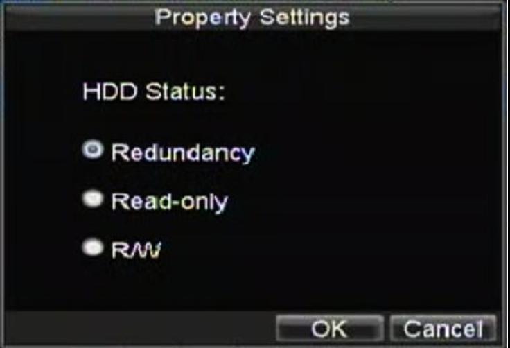 If multiple s are used, the DVR will automatically record to the next that is not set to read-only. 4.