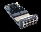 1 x PCIe x8 AX93336-4FI Ethernet Controller: Intel i350 Interface: 4 x SFP LAN Bypass: N/A Extension Bus: 1 x PCIe x8 AX93326-8GIL Ethernet Controller: Intel i210 Interface: 8 x RJ-45 LAN Bypass: 4 x