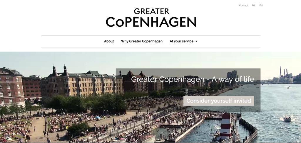 Greater Copenhagen is a metropolitan region that spans Eastern Denmark and Skåne in Southern Sweden, 79 municipalities working together to collaborate, innovate and