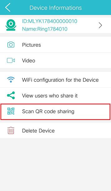 5 Sharing a device 1. The last person who adds device in Wi-Fi settings screen will be the administrator of this device. Only one administrator is appointed for any device,.