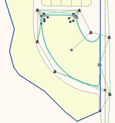 Using the Link command Instead of using the Link tool for each of the feature vertices, you will link the remaining survey points using the Link command.