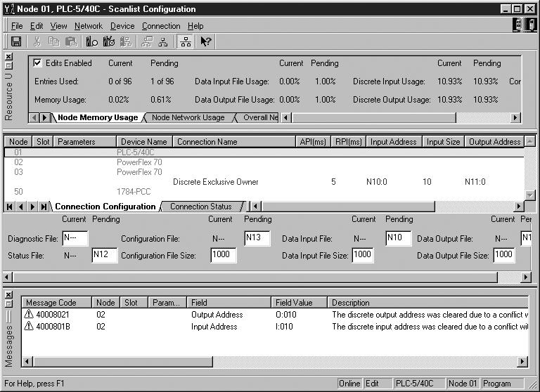 RSNetWorx Configuration for PLC-5C Applications 4-11 Figure 4.17 Save Dialog Box Important: During the save process, RSNetWorx will execute the browse function.