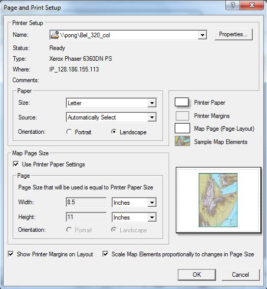 To begin editing your map in layout view, select View > Layout View. In this view, you may prepare your map to be printed or exported.