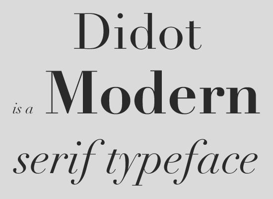 4. Slab-Serif They re a type family with thick serifs.