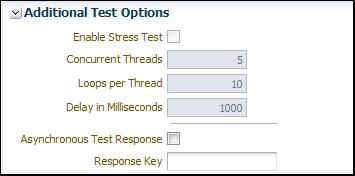 Using the Test Web Service Page in Fusion Middleware Control Response Key Enter a value (for example, myasynctest), which will correlate with the test's asynchronous response.
