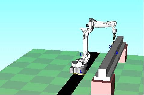 2.7 Robot with One Travelling Axis (R1 + B1) 2.7 Robot with One Travelling Axis (R1 + B1) For system with a robot and one travelling axis, the same function can be used.